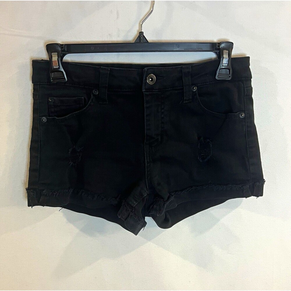 Celebrity Pink Denim Shorts The Honey Black Cut Off Size 3/26
